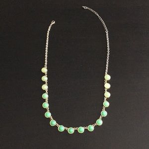 Beautiful green and gold necklace